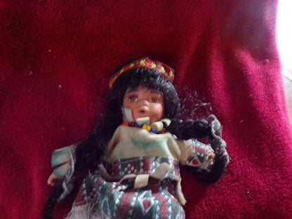 8" Native American Doll (Young Lady)