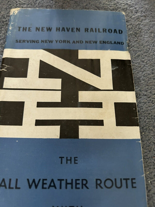 RAILROAD TIMETABLE: NEW HAVEN LINE  OCTOBER  29 1961 THE WEATHER ROUTE