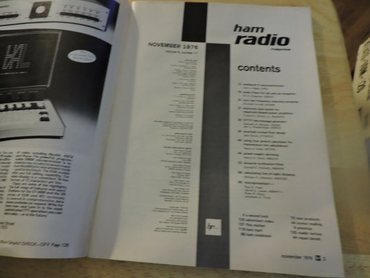 HAM RADIO MAGAZINE  NOVEMBER 1976