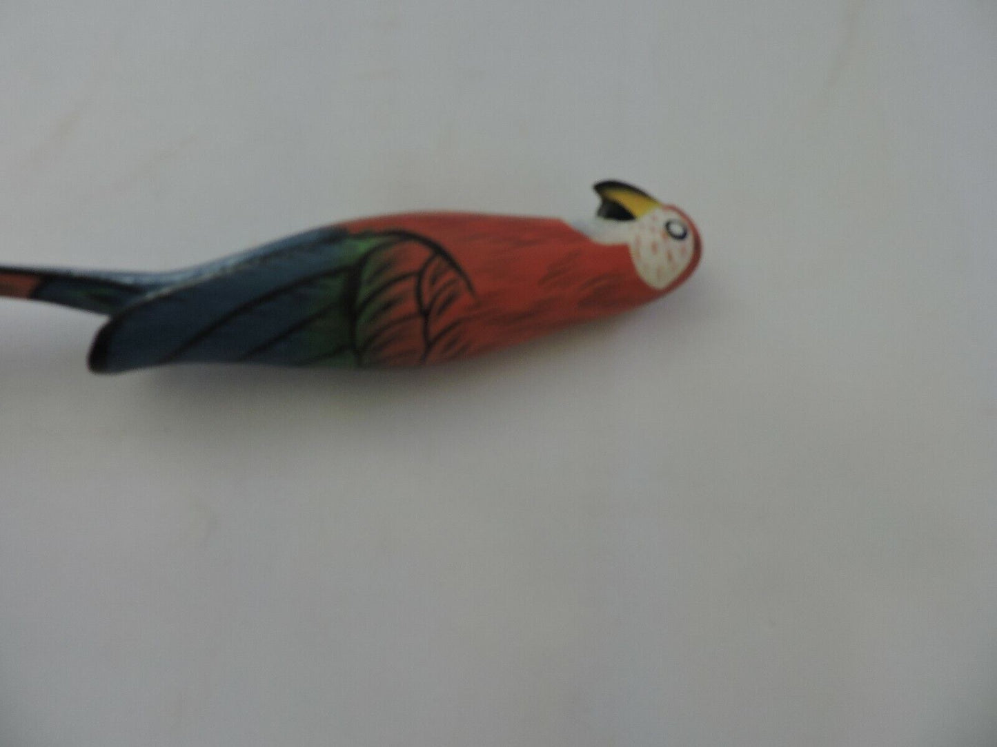 WOODEN PARROT LETTER OPENER--HANDMADE