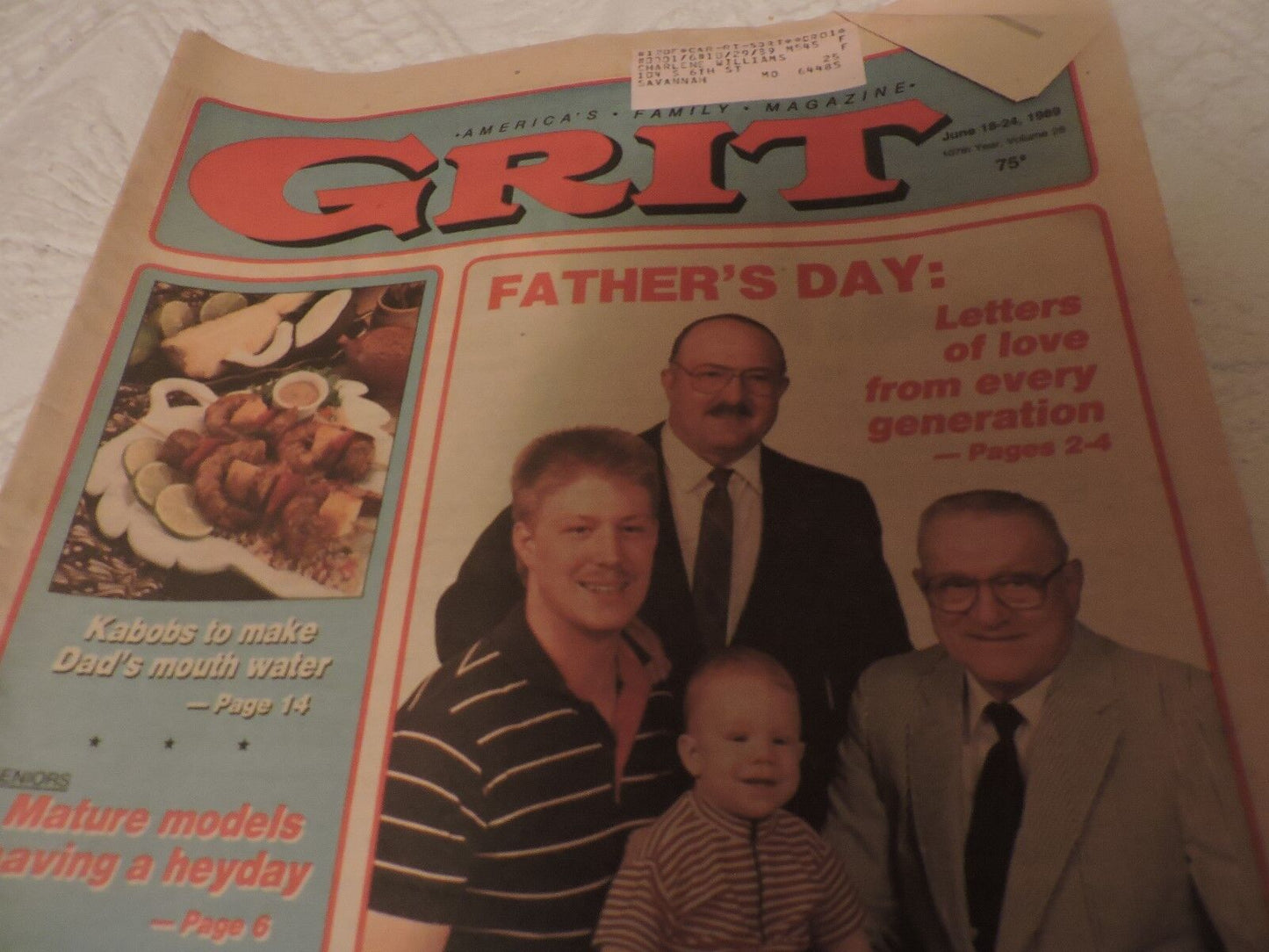 Grit Magazine July 1989 Issue Featuring: "Clean Water"