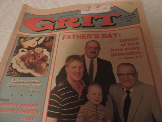 Grit Magazine July 1989 Issue Featuring: 