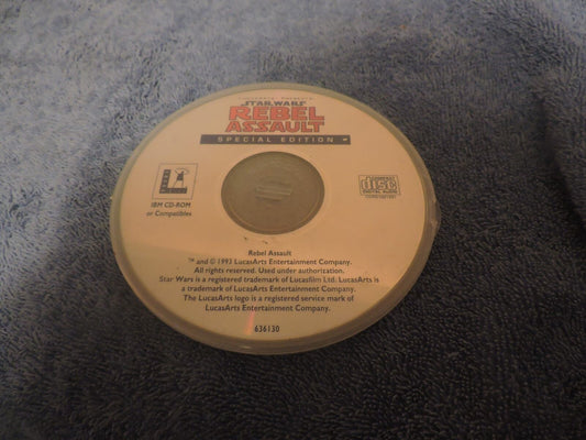 Star Wars Rebel Assault (Pc Game, CD)