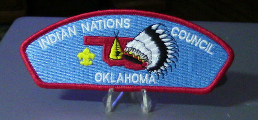 BSA Council Patch: Indian Nations Council, Oklahoma Patch