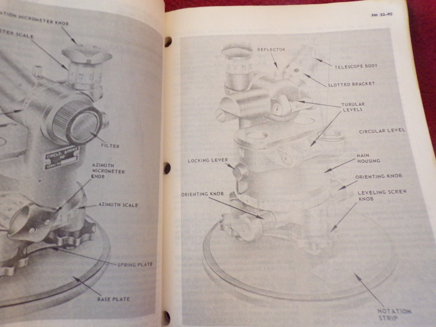 Vintage (1970) Army Field Manual: 4.2 Inch Mortar, M30 Training Manual