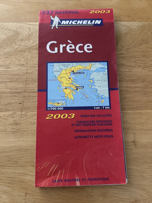 Michelin, 737 National Greece Map 2003