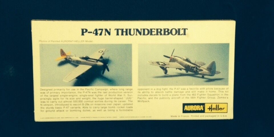 Heller 1:72 P-47 N THUNDERBOLT Model Kit #6603
