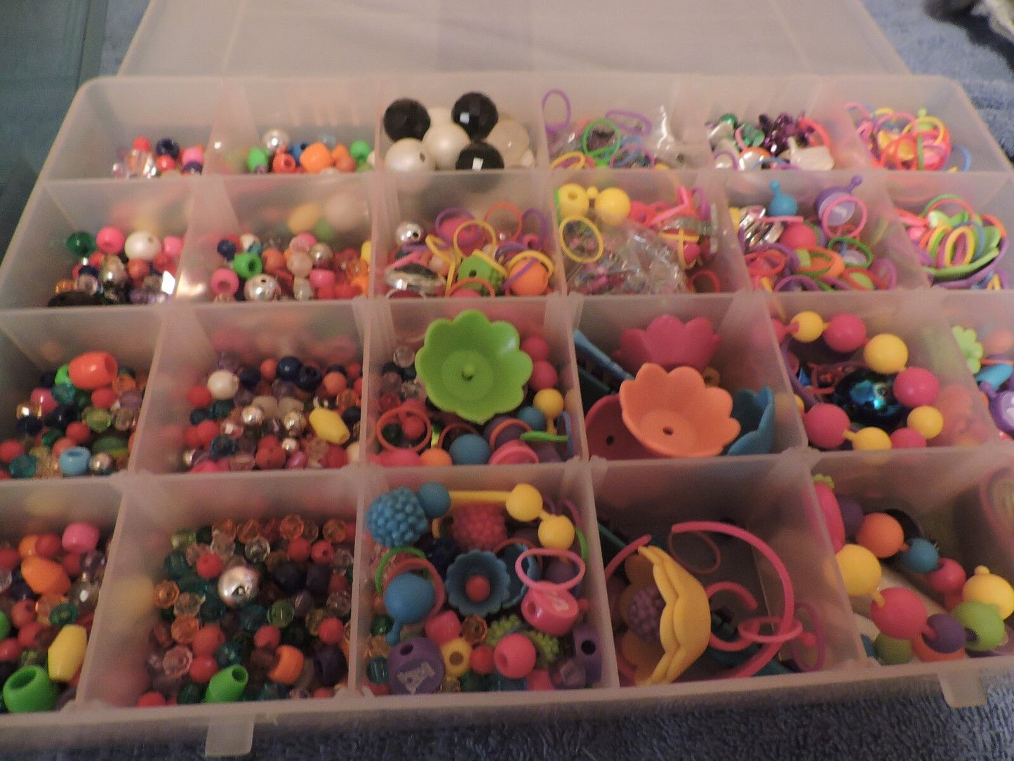 Set of Wooden and Plastic Beads