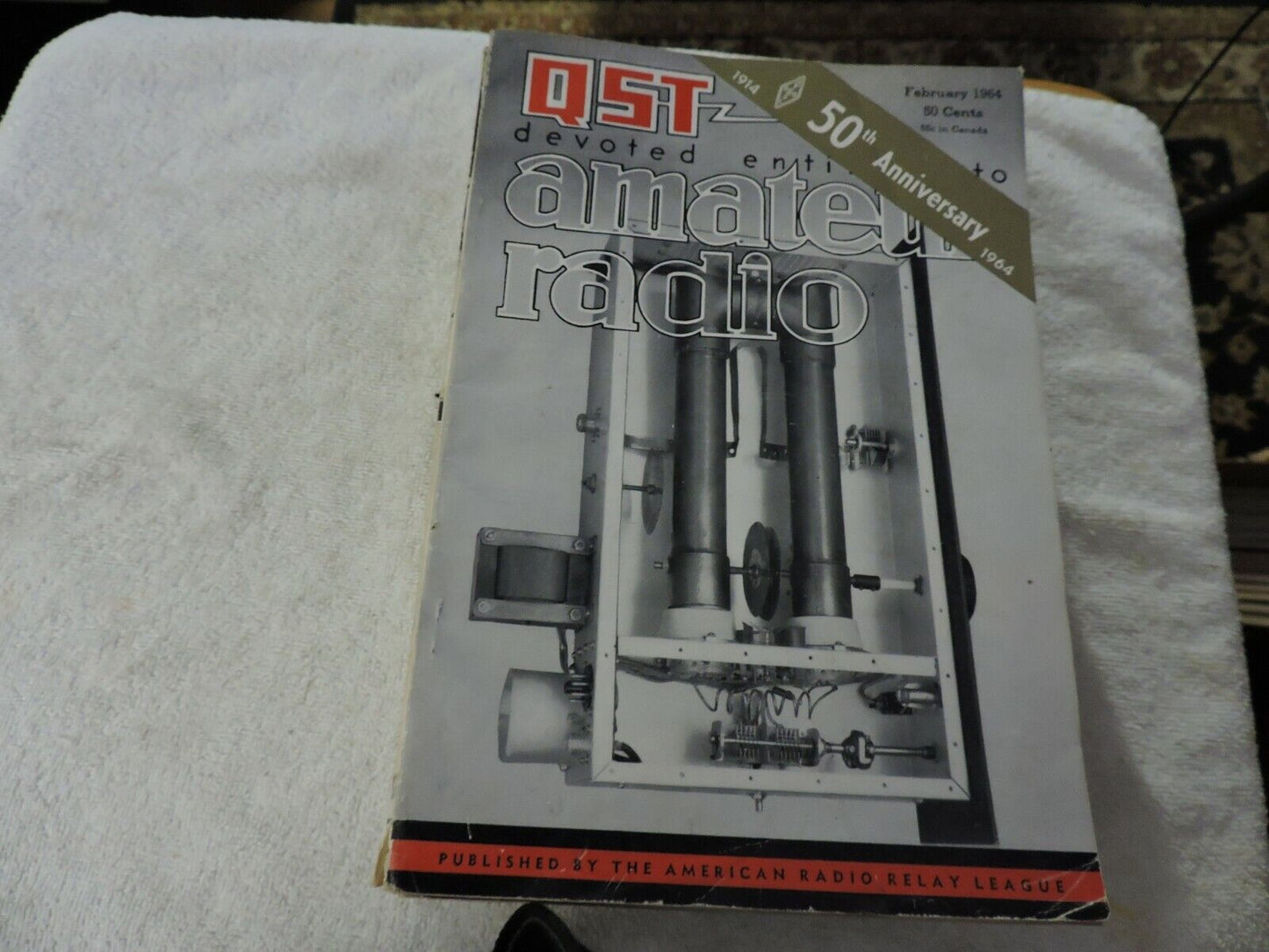 QST AMATEUR RADIO MAGAZINE FEBRUARY 1964  50TH ANNIVERSARY