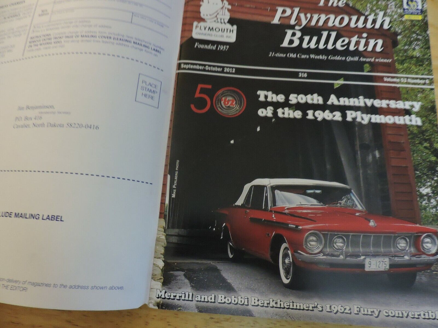 THE PLYMOUTH BULLETIN JULY/AUGUST 2012