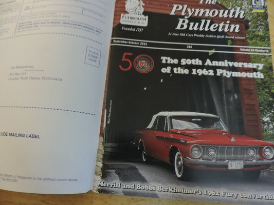 THE PLYMOUTH BULLETIN JULY/AUGUST 2012
