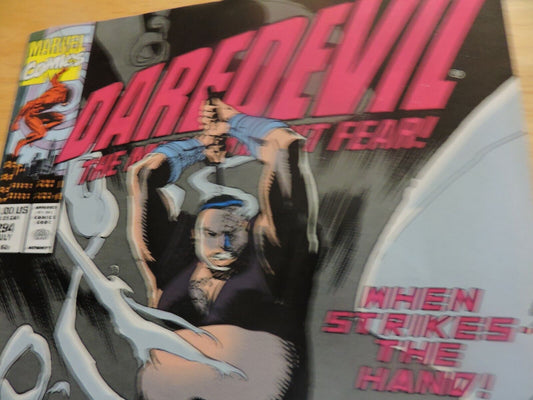 MARVEL DAREDEVIL:THE MAN WITHOUT FEAR, WHEN STRIKES THE HAND! #294 JULY 1991