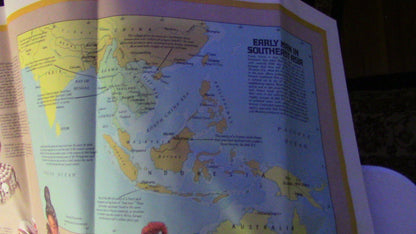 The National Geographic Magazine Map of The Peoples of Southeast Asia
