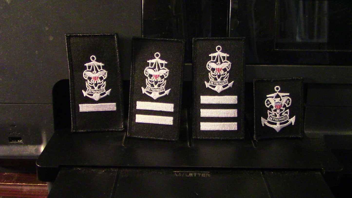 BSA: Sea Scout " All Rank" Patch Set (Brand New/Never issued)