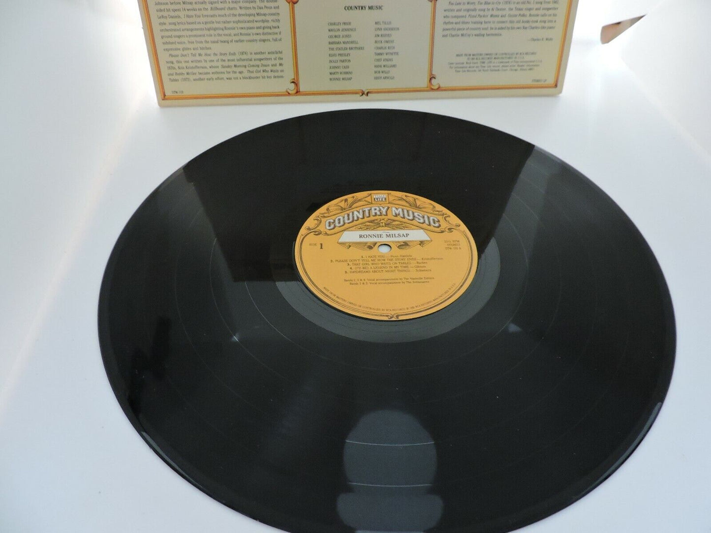 COUNTRY  MUSIC:   RONNIE MILSAP--TIME LIFE RECORDS