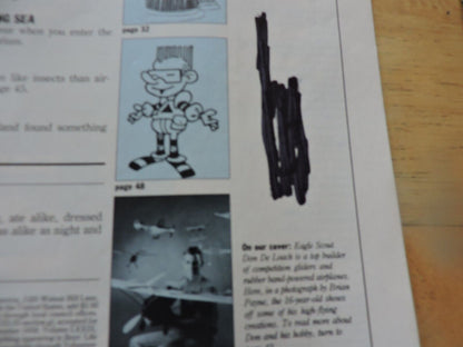 BOYS' LIFE MAGAZINE: OCTOBER 1989 BUILD A MODEL AIRPLANE FROM SCRATCH