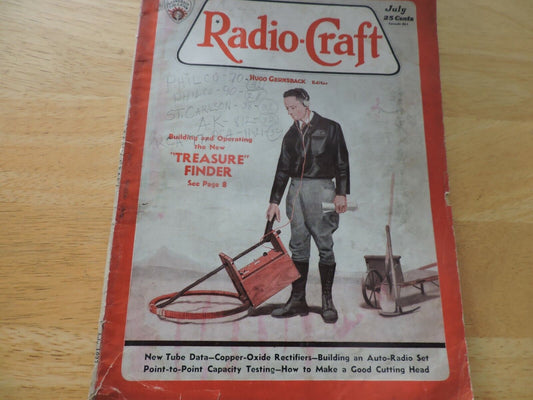 RADIO CRAFT MAGAZINE JULY 1933