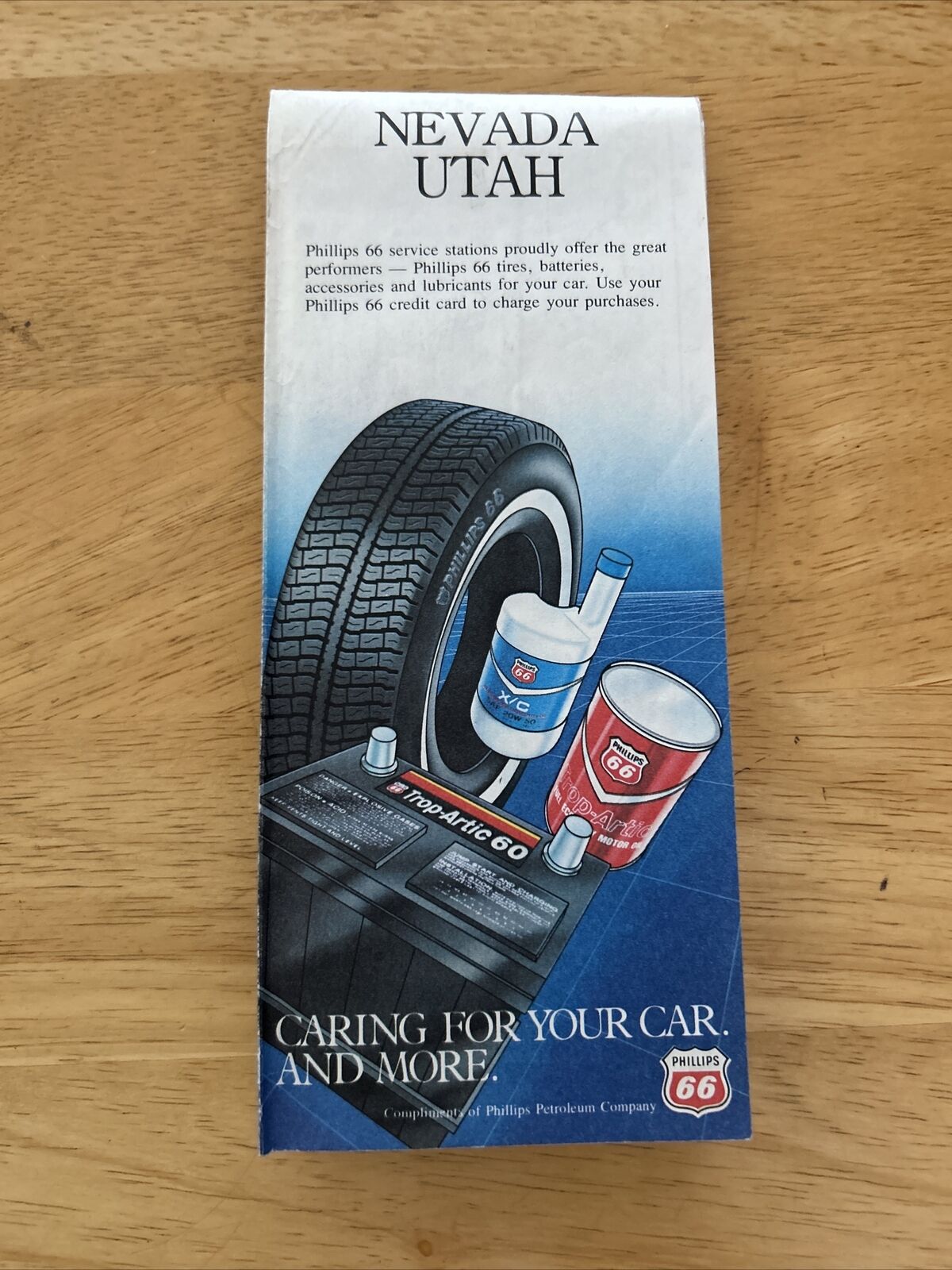 Nevada Utah Phillips 66 Road Map