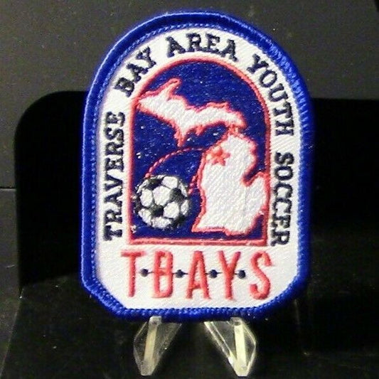 TBAYS: Travis Bay Area Youth Soccer, Travis City, Michigan Patch (Blue Liner)