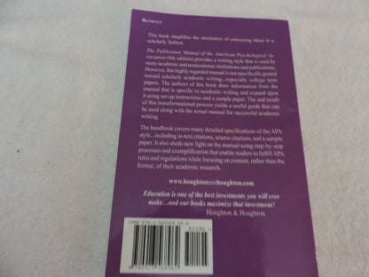 APA  THE EASY WAY SECOND EDITION GUIDE TO APA WRITING STYLE  2005