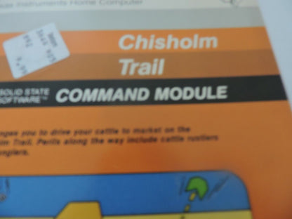 TEXAS INSTRUMENTS HOME COMPUTER: CHISHOLM TRAIL 1982