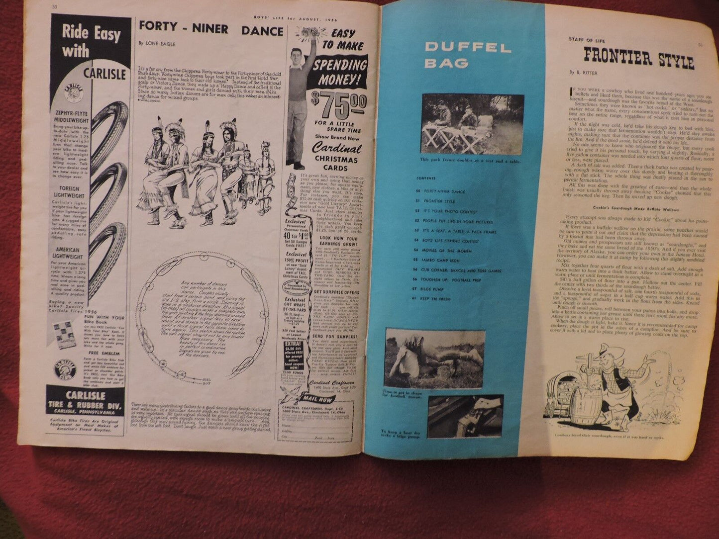 BOYS LIFE MAGAZINE August 1956 VINTAGE
