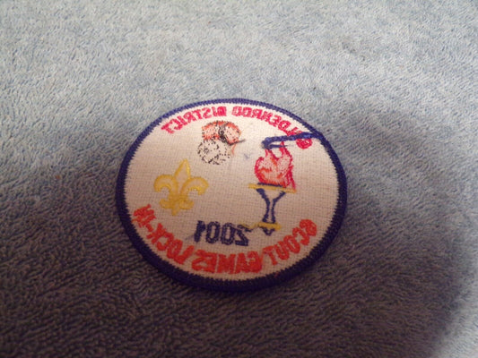 Cub Scout (BSA) Goldenrod District Scout Games Lock-In Patch