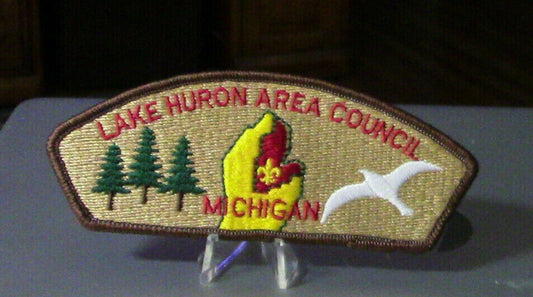 BSA Council Patch: Lake Huron Area Council, Michigan Patch