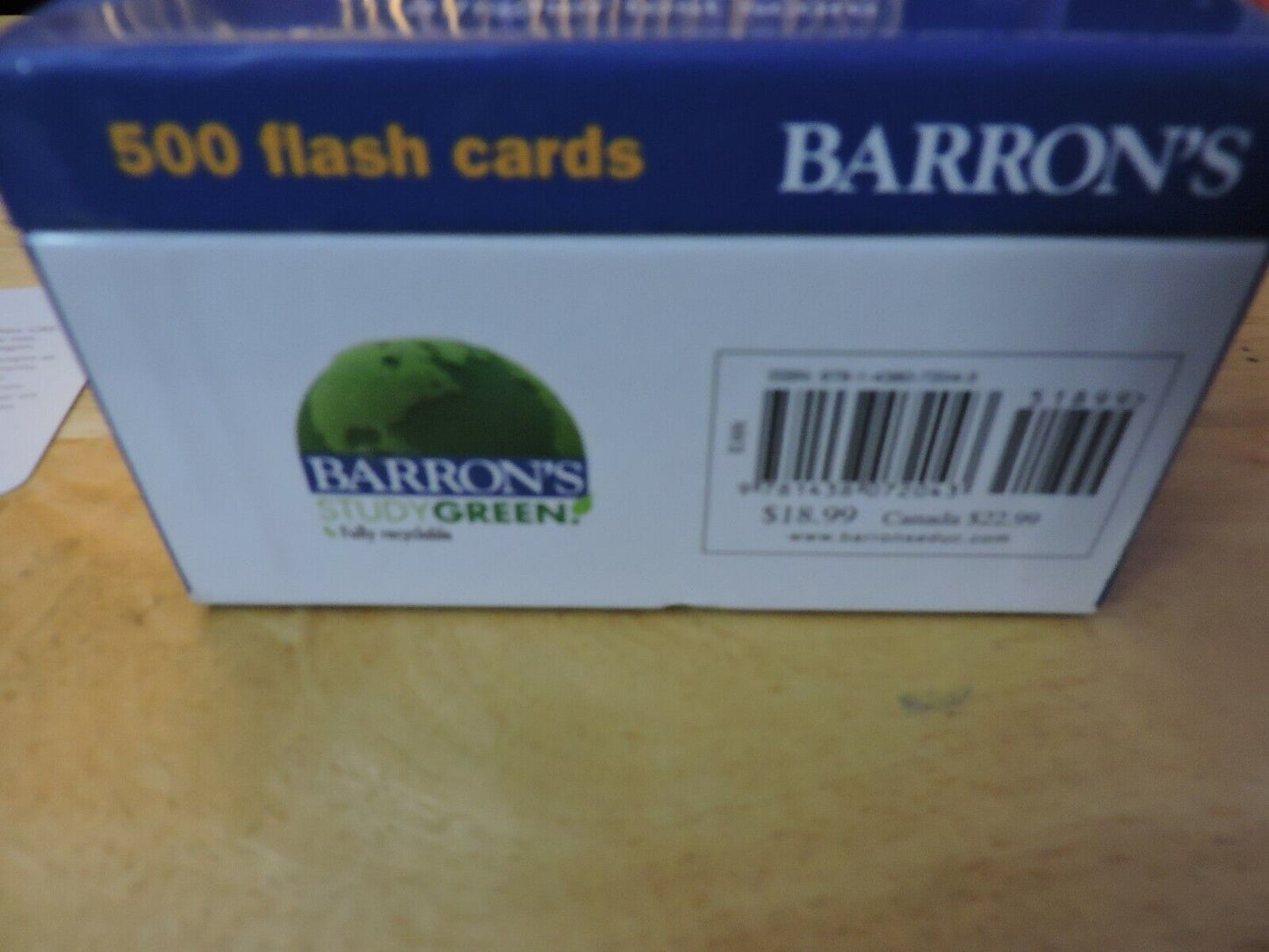 BARRON'S  NEW GRE 2ND EDITION  FLASH CARDS 2011 (GRADUATE RECRUITING EXAM)