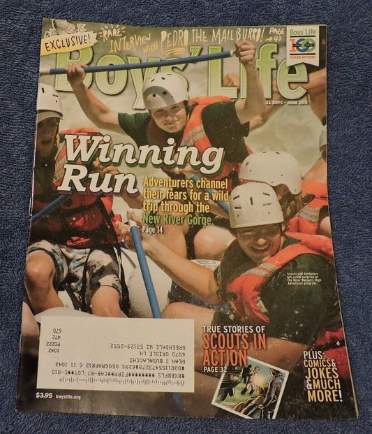 BSA-Boy's Life June 2011 Issue Featuring: Adventuring