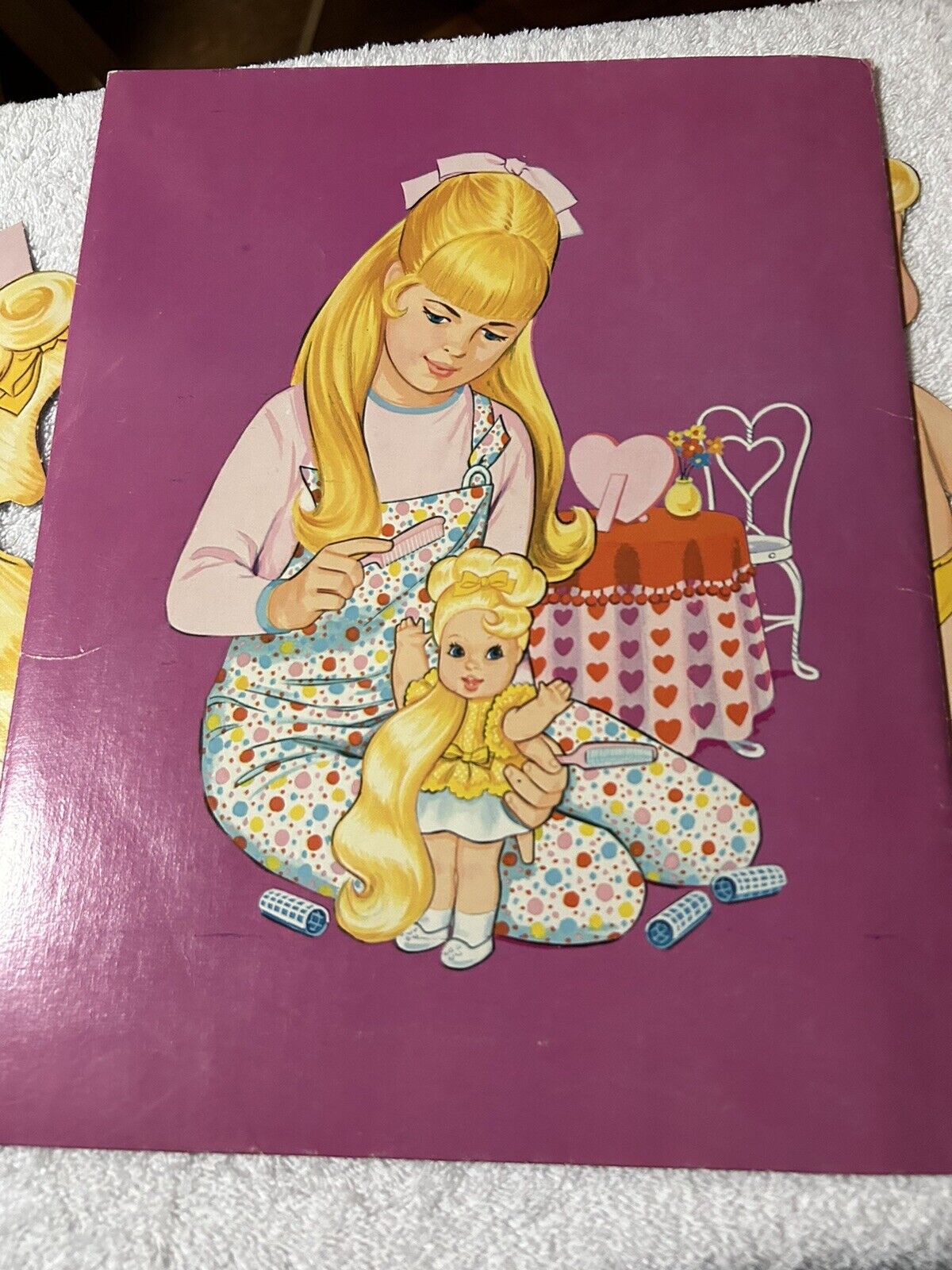 WHITMAN VALERIE WITH GROWIN' PRETTY HAIR PAPER DOLL 1971
