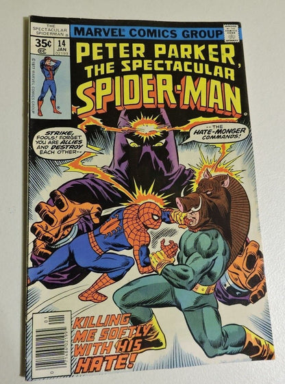 Spectacular Spider-Man Peter Parker Comic  Jan 1978