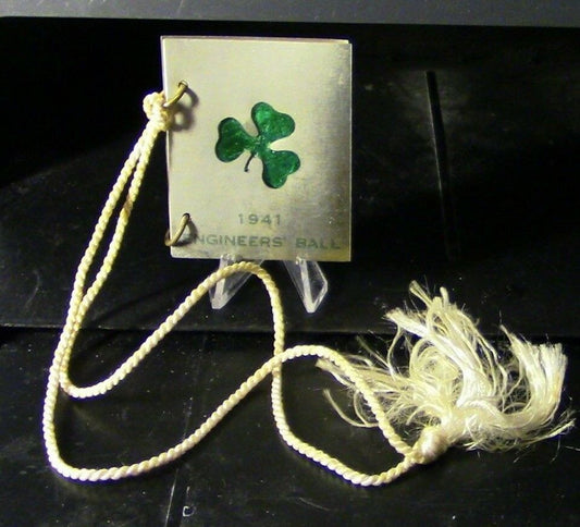 Vintage 1941, Engineers Ball, Iowa State College, Dance Momento.