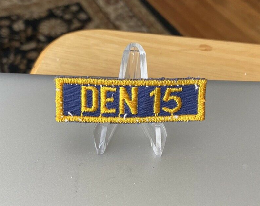 Official Cub Scout Den 15 Patch
