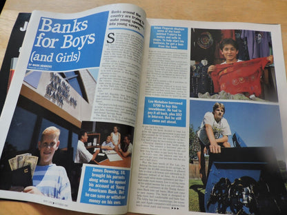 BOYS' LIFE MAGAZINE: OCTOBER 1989 BUILD A MODEL AIRPLANE FROM SCRATCH
