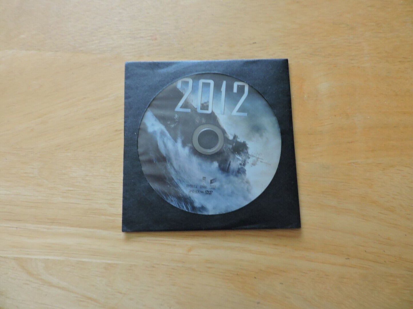 2012 Movie Disc Only