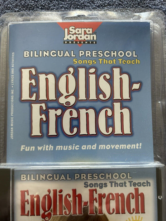 ENGLISH-FRENCH BILINGUAL PRESCHOOL  SONGS  THAT TEACH, SARA JORDAN