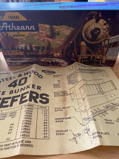 ATHEARN TRAINS IN MINIATURE BLATZ REFRIGERTOR CAR  (NIB)
