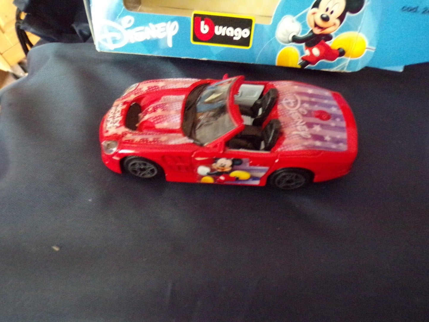 Disney Burango  Mickey Mouse Themed Toy Car Collectable