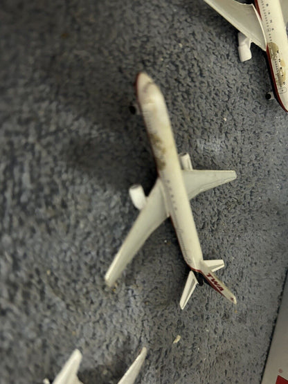 COLLECTOR'S ITEM:  NIB TWA JETS 767-757-747  & MD-80 (1:600 SCALE MODELS)
