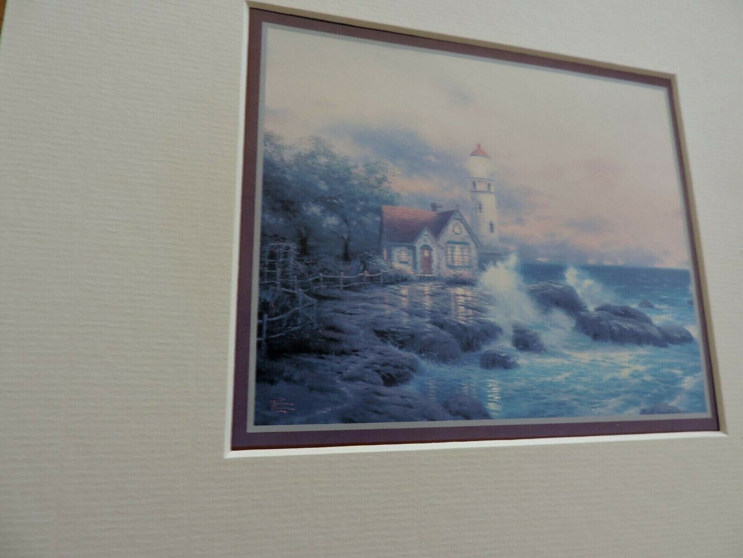 THE LIGHT OF PEACE BY THOMAS KINKADE PRINT 2006  10X8