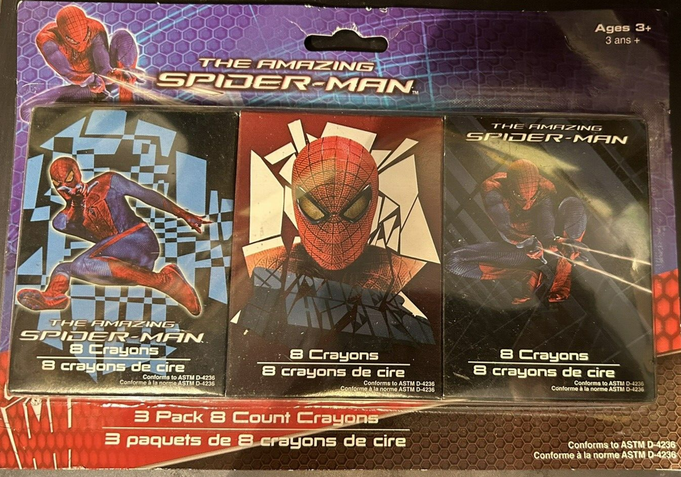 The Amazing Spider-Man Crayon Set (24 Crayons)