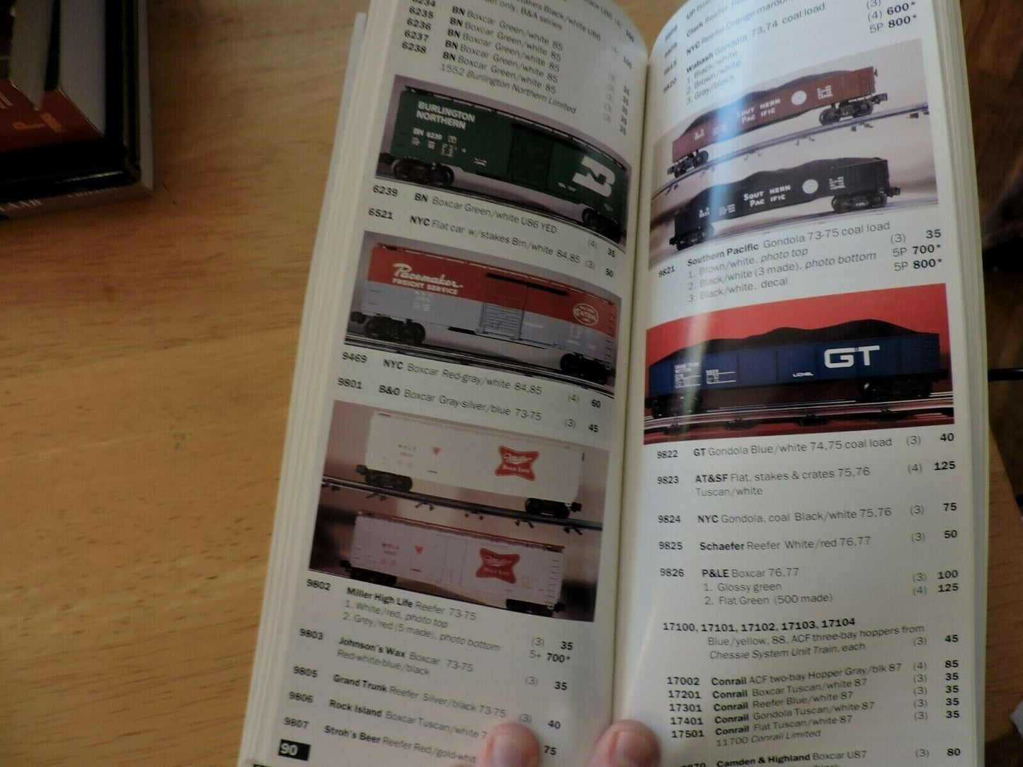 TM BOOKS PRICE AND RARITY GUIDE  LIONEL 1970-1989 BY TOM MCCOMAS & JAMES TUOHY