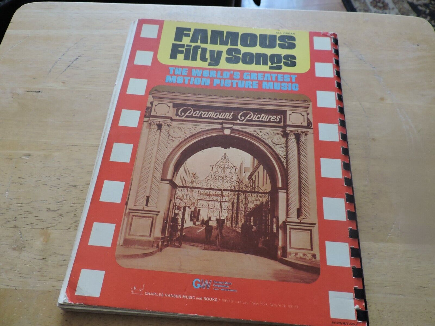 FAMOUS FIFTY SONG-- THE GREATEST MOTION PICTRE MUSIC--1972