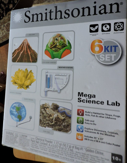 Smithsonian Mega Science Lab 6 Kit Set #49009 (BSA Edition 2015) - BRAND NEW!