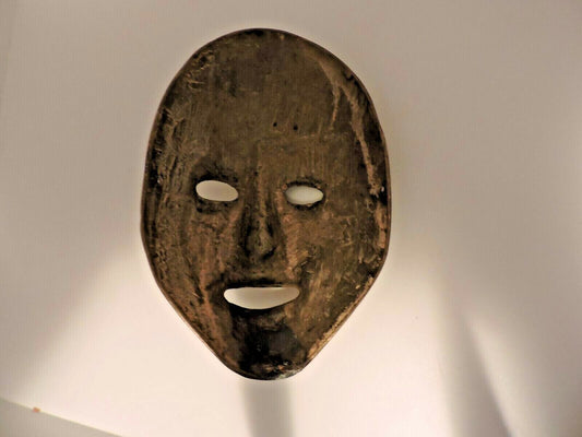 Brass Mardi Gras (New Orleans, LA.) Mask (Wall Hanger/Display/Costume)