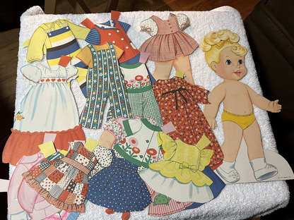 WHITMAN VALERIE WITH GROWIN' PRETTY HAIR PAPER DOLL 1971