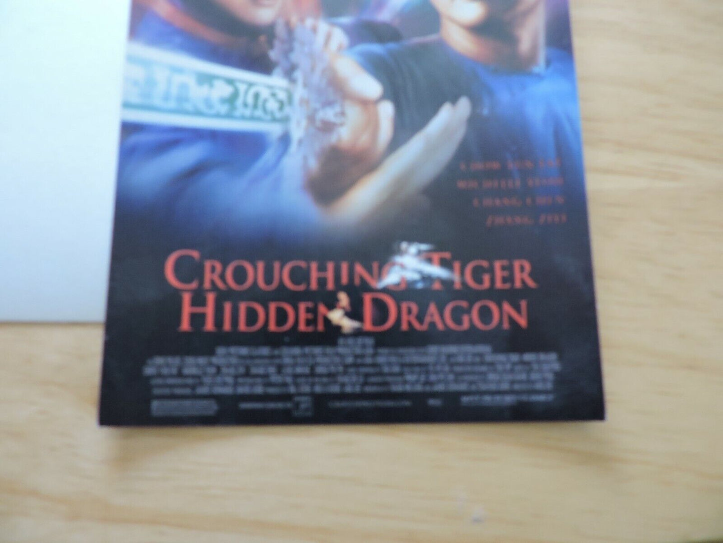 CROUCHING TIGER HIDDEN DRAGON--FILM  ADVERTISEMENT POST CARD