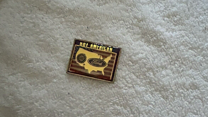 BUY AMERICAN--FORD-UAW PIN 1.5X1 INCHES