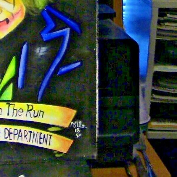 "The Joker, Fugitive On The Run" Acrylic Painting, Artist Signed/Numbered